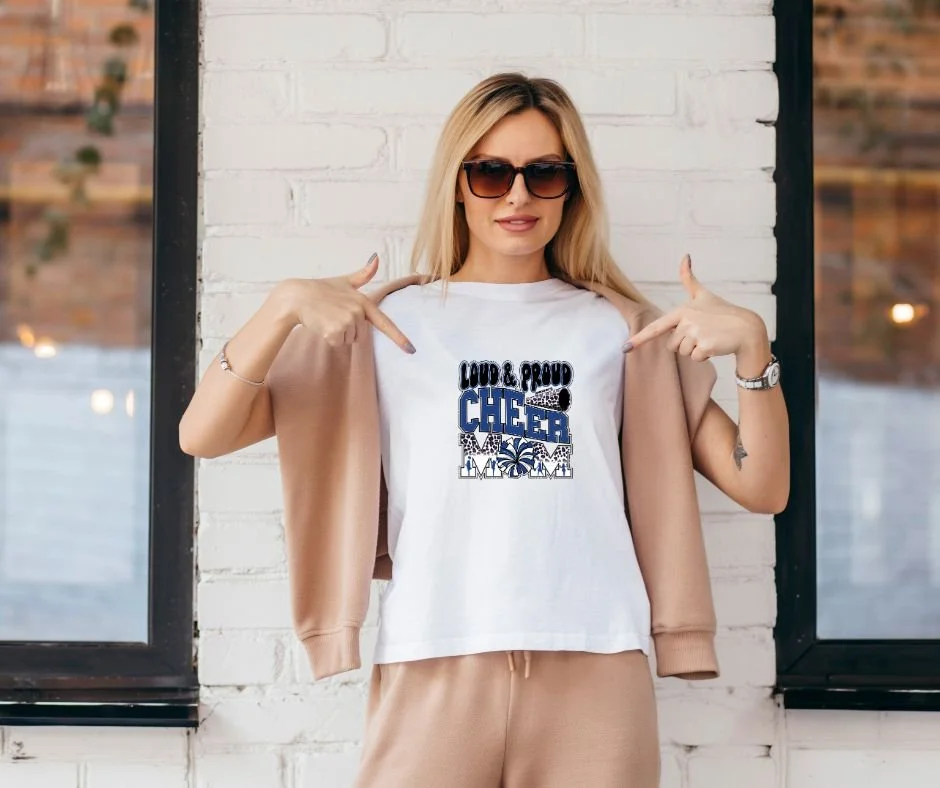 Proud cheer online mom shirts